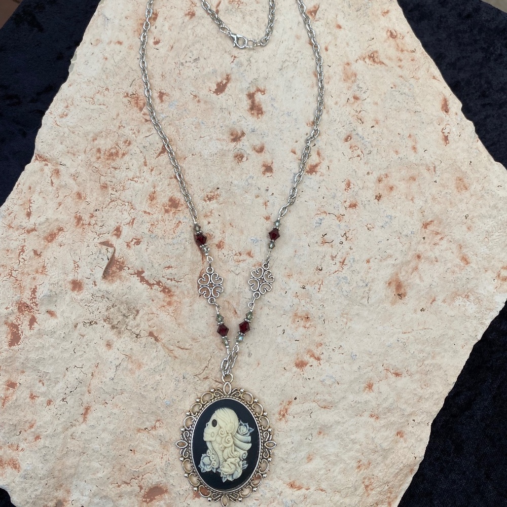 Zombie Cameo Necklace